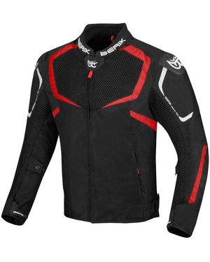 Berik Motorradjacke X-Speed Air Motorrad Textiljacke herausnehmbares Innenfutter - Schwarz
