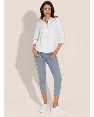 Madeleine Gerade Jeans Moderne Steinchen-Jeans - Natur