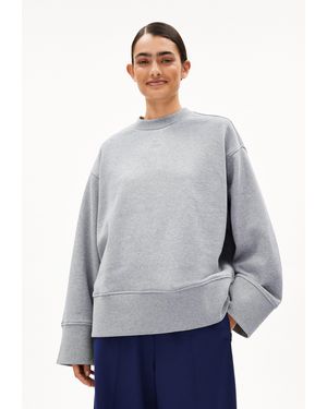 ARMEDANGELS ANWAA Sweatshirt aus Bio-Baumwolle Oversized Fit - Grau