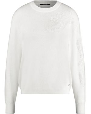 Taifun Strickpullover PULLOVER /1 ARM - Weiß