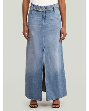 G-Star Jeanskleid Baggy Maxi Rock - Blau