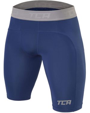 TCA Funktionsshorts Kompressionsshorts - Blau