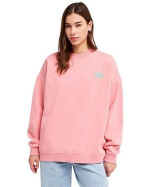 Roxy Sweatshirt Lineup Oversized - Pink