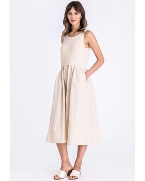 Tuzzi Midikleid mit angesetztem Rock - Weiß