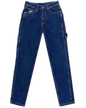 Karlkani 5-Pocket-Hose Retro Tapered (1-tlg., kein Set) - Blau