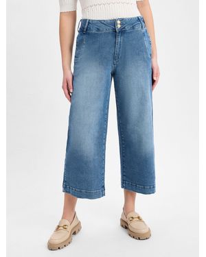 MORE&MORE &MORE Schlagjeans - Blau