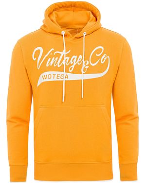 WOTEGA Kapuzenpullover Sweat Hoodie WT Star (1-tlg) - Orange