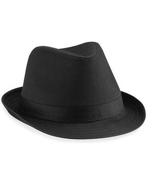BEECHFIELD® Fedora Hut Mafiahut Trilby - Schwarz