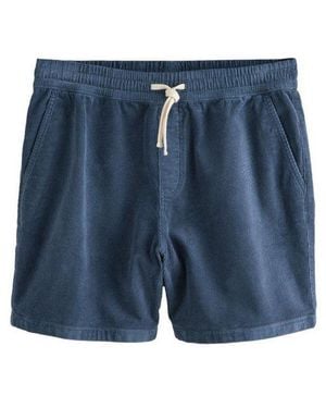 Next Shorts Cord-Shorts Mit Elastischem Bund (1-Tlg) - Blau