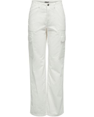 ONLY Cargohose - Weiß