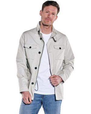 ENGBERS GERMANY Langjacke Jacke im Fieljacket Design - Weiß