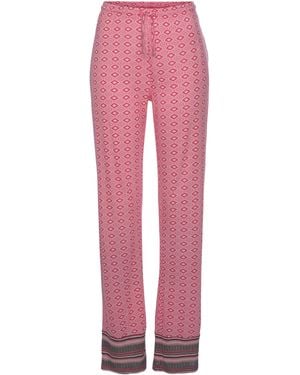 Vivance Dreams Schlafhose in schönem Ethno-Design - Pink