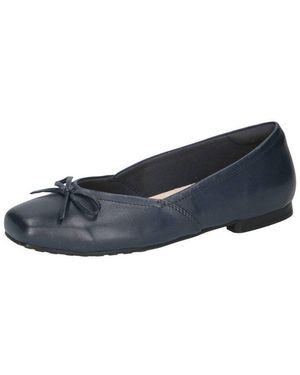Caprice Ballerinas Nappaleder Ballerina - Blau