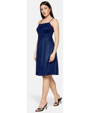 Vera Mont Cocktailkleid Damen Mit Schnürung - Blau