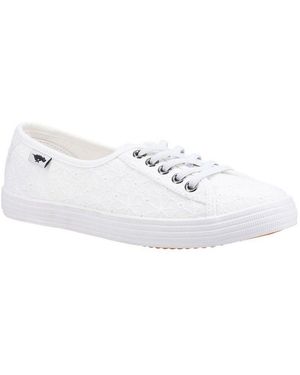 Rocket Dog Chow Elsie Eyelet Casual Shoe Sneaker - Weiß
