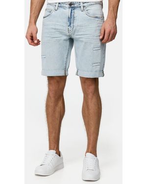 INDICODE Jeansshorts Caden - Blau