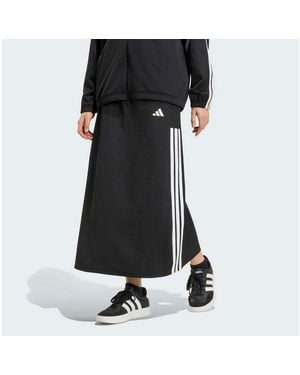 adidas Sweatrock House Of Tiro Long Skirt Sportlicher Stil, Für Erwachsene, Aus Baumwolle Und Polyester - Schwarz