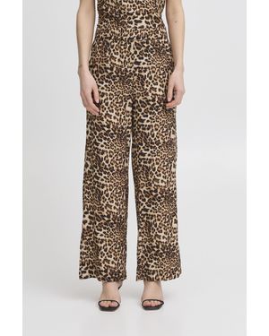 Ichi Loungehose IHANISSE Modische Leohose - Mehrfarbig