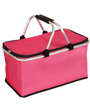 Kasper Einkaufskorb Volumen ca. 20 Liter, faltbarer Thermokorb - Pink