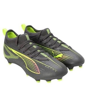PUMA Kinder Ultra 5 Match Fg/Ag Fussballschuhe Sneaker - Grün