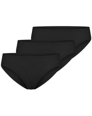 Schiesser Panty 3Er Pack Invisible Light (Spar-Set, 3-St) Panty - Schwarz