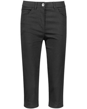 Gerry Weber Caprihose SOL:INE BEST4ME CAPRI von schwarz 46 - Grau