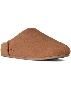 UGG W Elea Slip-On Pantoffel Schlupfschuh, Hausschuh, Mule Mit -Logoprägung - Schwarz
