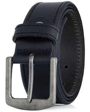 Lindenmann Ledergürtel - Schwarz