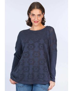 Deerberg Strickpullover Lillith - Blau