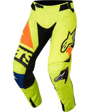 Alpinestars Motorradhose Techstar Factory 2018 Motocross Hose Atmungsaktiv belüftet dehnbar - Gelb