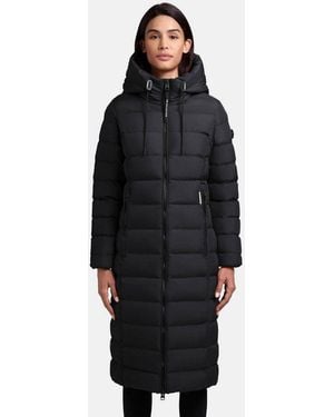 Khujo Wintermantel Simmie-Ym Warmer Steppmantel Mit Kapuze - Schwarz