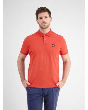 Lerros Poloshirt mit Punkt-Print - Rot