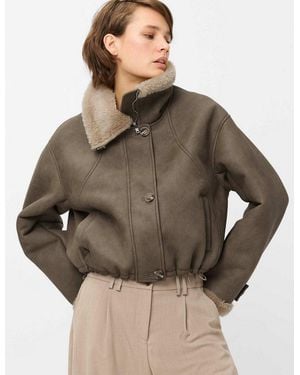 Fuchs & Schmitt Outdoorjacke Style Fliegerblouson Oakland - Braun