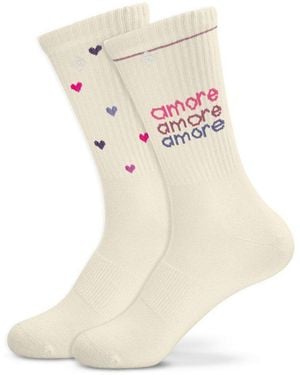 J.Clay Socken Set Amor, Color Heart (2-Paar) Made - Natur
