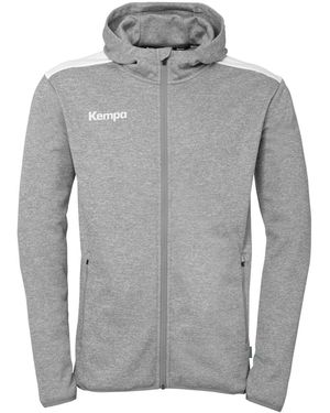 Kempa Kapuzenpullover Trainingsjacke Emotion 27 - Grau