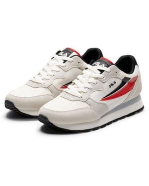 Fila Hypert/Rot/Schwarz Herren Sneaker - Weiß