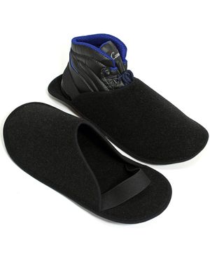 Pantoffelmann Handwerkerpantoffel ABS-Sohle Überzieher Museumspantoffel Überschuh Pantoffel - Schwarz