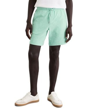 Marc O' Polo Shorts aus Bio-Baumwoll-Frottee - Grün