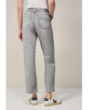 Street One Loose-fit-Jeans High Waist - Grau