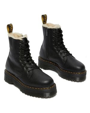 Dr. Martens Jadon Fl Winterboots Plateauboots, Chunky Boot Mit Warmfutter - Schwarz
