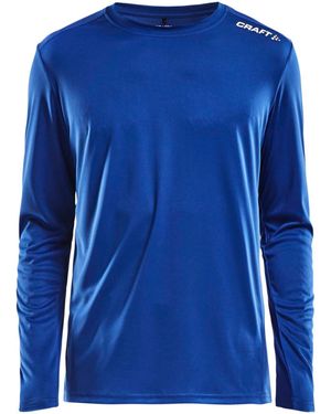 C.r.a.f.t Langarmshirt Rush LS Tee 1907364 - Blau
