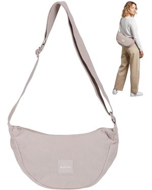 Bench Handtasche Crossbag Moon Bag Schultertasche Slingbag Medium - Grau