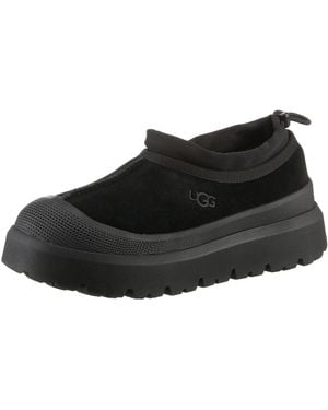 UGG Tasman Weather Hybrid Slipper, Galoschen, Hausschuh, Outdoorschuh Mit Markanter Laufsohle - Schwarz