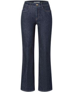 M·a·c JEANS LAURA jeans Figurformender Flared Fit mit Bootcut-Silhouette. - Blau