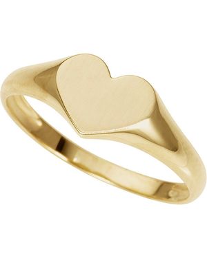 Firetti Fingerring Schmuck Geschenk Gold 333 ring Goldring Herz - Gelb