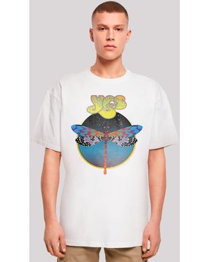 F4NT4STIC Shirt YES Dragonfly Tour V1 Premium Qualität - Blau