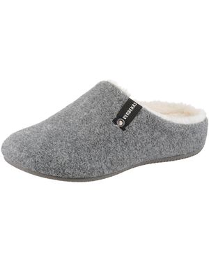 Verbenas York Picos Pet Pantoffel Homeslipper, Clog, Hausschuh Mit Wärmender Innenausstattung - Grau