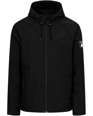 Derbe Softshelljacke Isleby mit seitlichen Reißverschlüssen - Schwarz