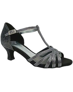 Dancing Queen Grace Bliss Tanzschuhe Sandalette Absatz 5.0 cm - Schwarz