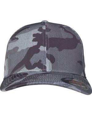Flexfit Flex Cap Camo Stripe Cap - Blau